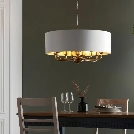 Ardengrove 8 Pendant - Antique Brass