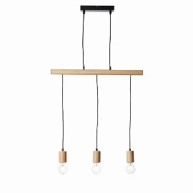 Erik 3 Pendant Light Black