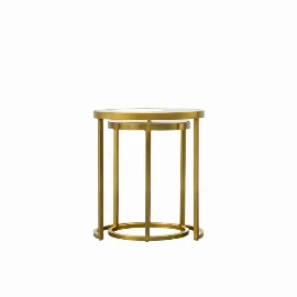 Ritzing Nest Tables - Gold