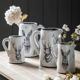 Stag Pitcher Vase