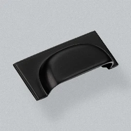 Callcott Cup Handle 64 mm | Matt Black