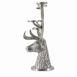 Stag Candelabra Aluminium