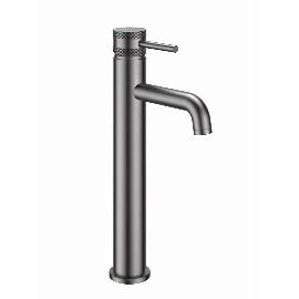 Knaresborough Tall MONO Basin Mixer Tap | Gunmetal