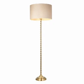 Lumi Antique Brass Floor Lamp