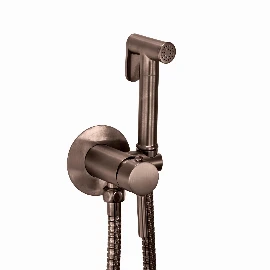 Darwin Handset, Flexi, Holder and Outlet Elbow Brushed Bronze