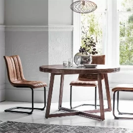 Indie Retreat Round Dining Table
