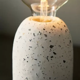 Marblestone Table Lamp Snowfall