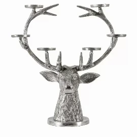 Stag Candelabra Aluminium