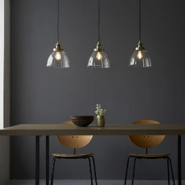 Hanssen 3 Pendant Light Antique Brass