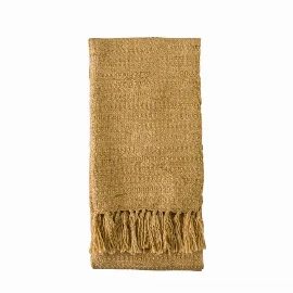 Acrylic Textured Throw - Sand