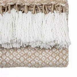 Woven Wrapped Tassel Throw Organica