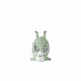 Reindeer Pot with Lid