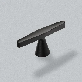 Conic T-Bar Knob | Matt Black