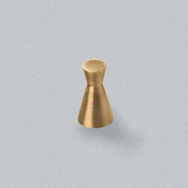 Conic Knob | Dark Brushed Brass