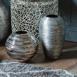 Niraya Vase Pewter Antique