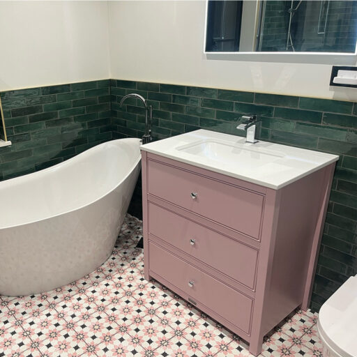 amy chest painted vanity unit | undercounter basin
