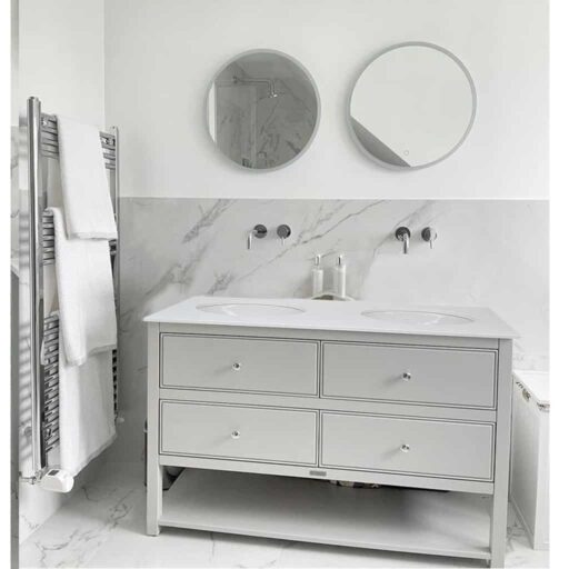 Amy under counter basins painted vanity unit