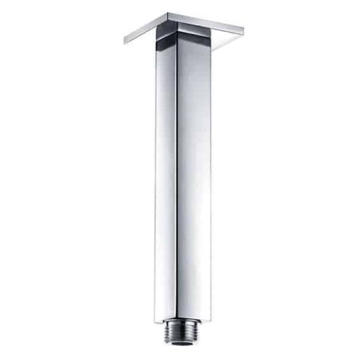 Chrome Ceiling Mounted Square Shower Arm