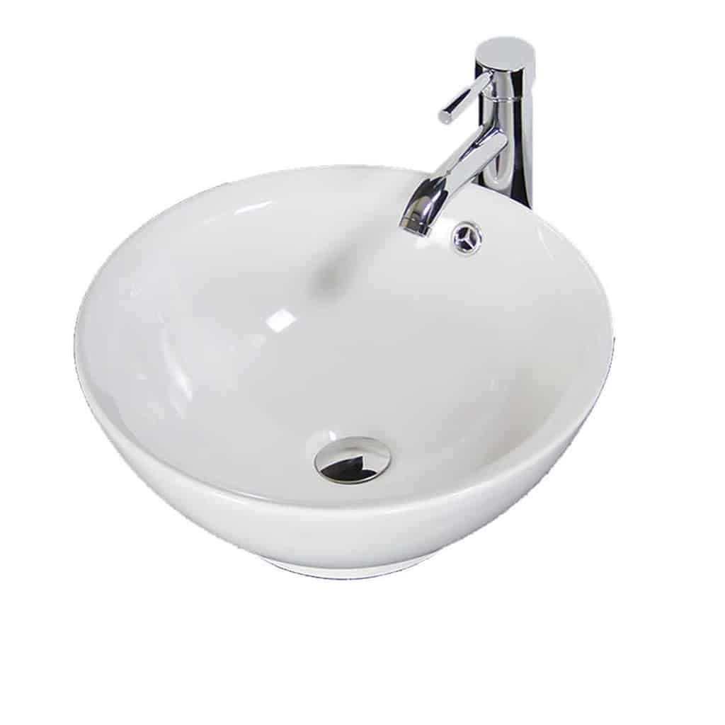Harvey George Round Ceramic Sink Diameter_ 430mm _ H_ 175mm