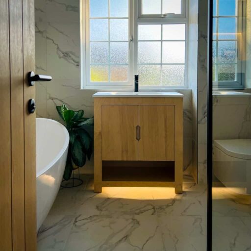 Nordic Style Plywood Bathroom Vanity Unit Harvey George