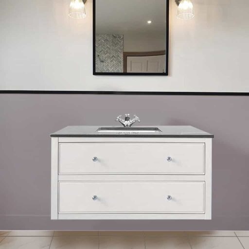 AMY Wall Hung Bathroom Vanity Unit Undercounter Sink