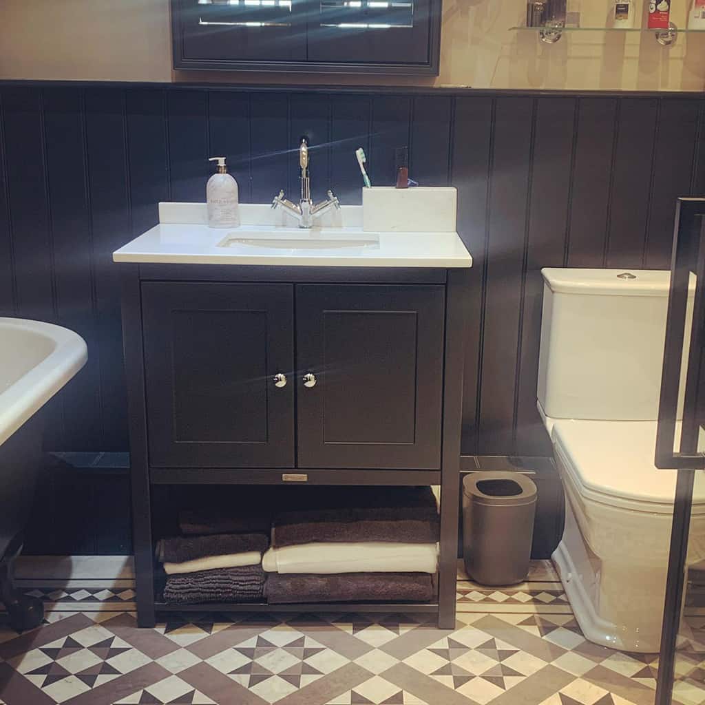 AVA Door Vanity Cupboard Undermounted Ceramic Sink Made to Order | Harvey-George