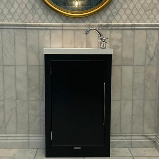 iona 550mm small cloakroom vanity | stone sink