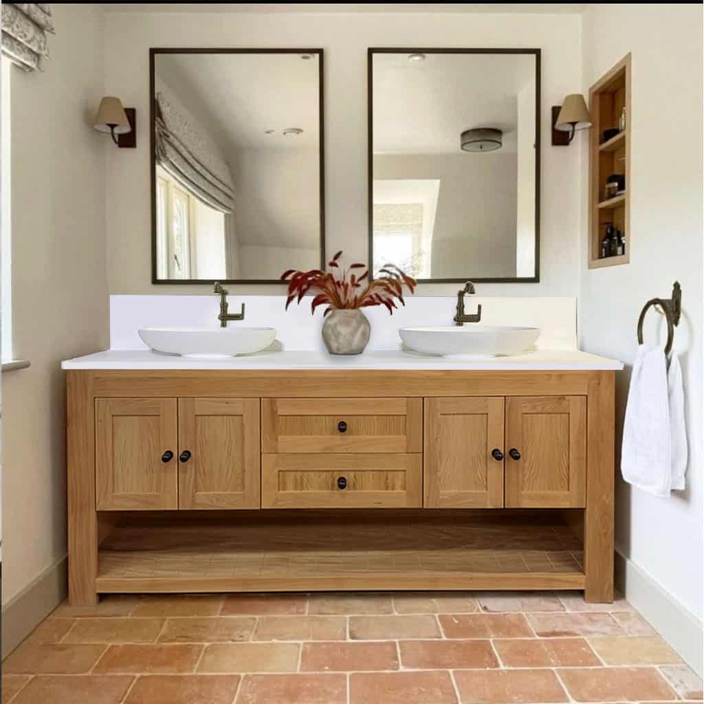 charlotte oak large bathroom vanity unit | sit on basin(s) (copy)