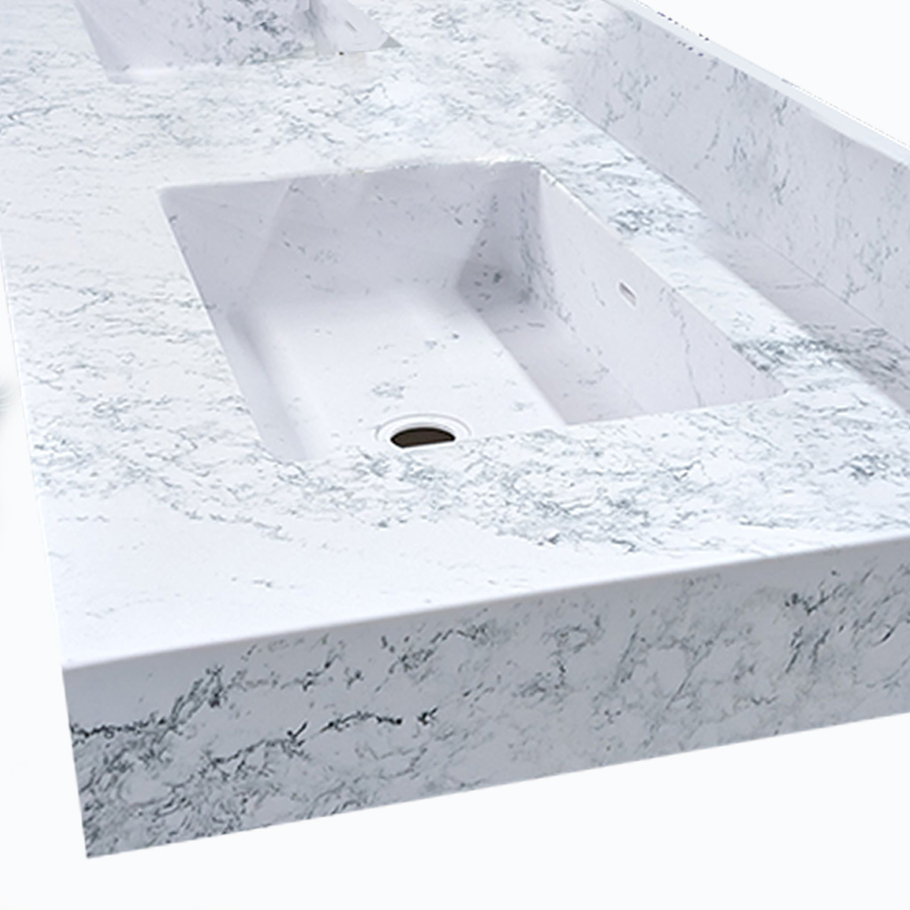 fabricated solid surface rectangle sink
