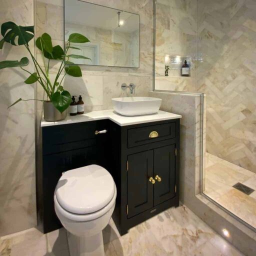 hope vanity unit & toilet combination | sit on sink