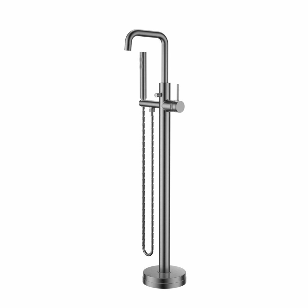 knaresborough freestanding bath shower mixer | gunmetal