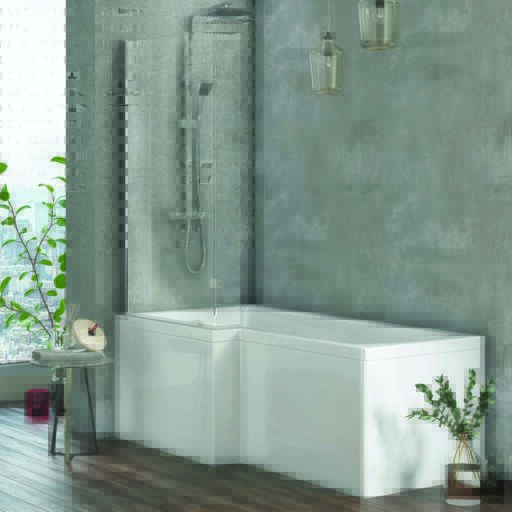 l shape shower bath panel | 1700mm
