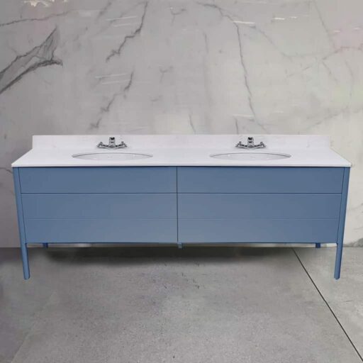 edward painted vanity unit | large undermounted sink(s)