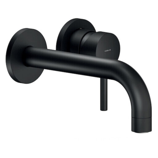 living premium wall mounted mixer tap | black