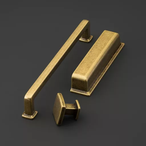 otto knob | antique brass