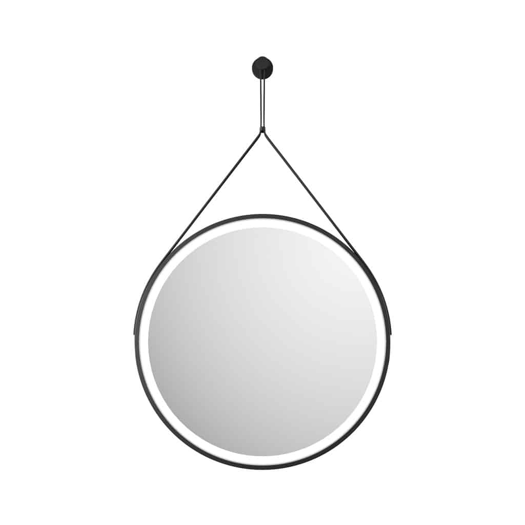 Round LED Hanging Mirror