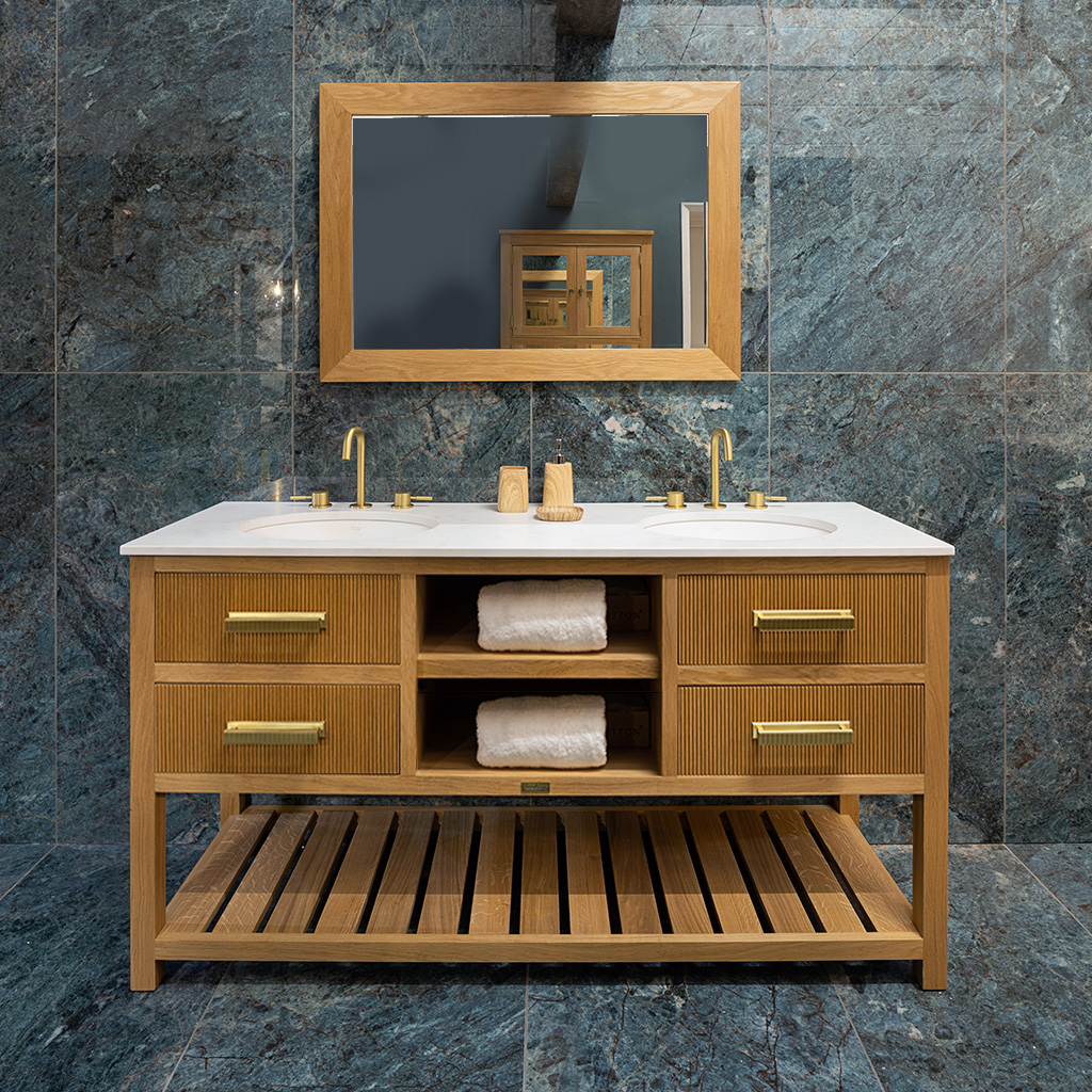 charlotte oak shaker large bathroom vanity unit | undermounted basin(s) (copy)