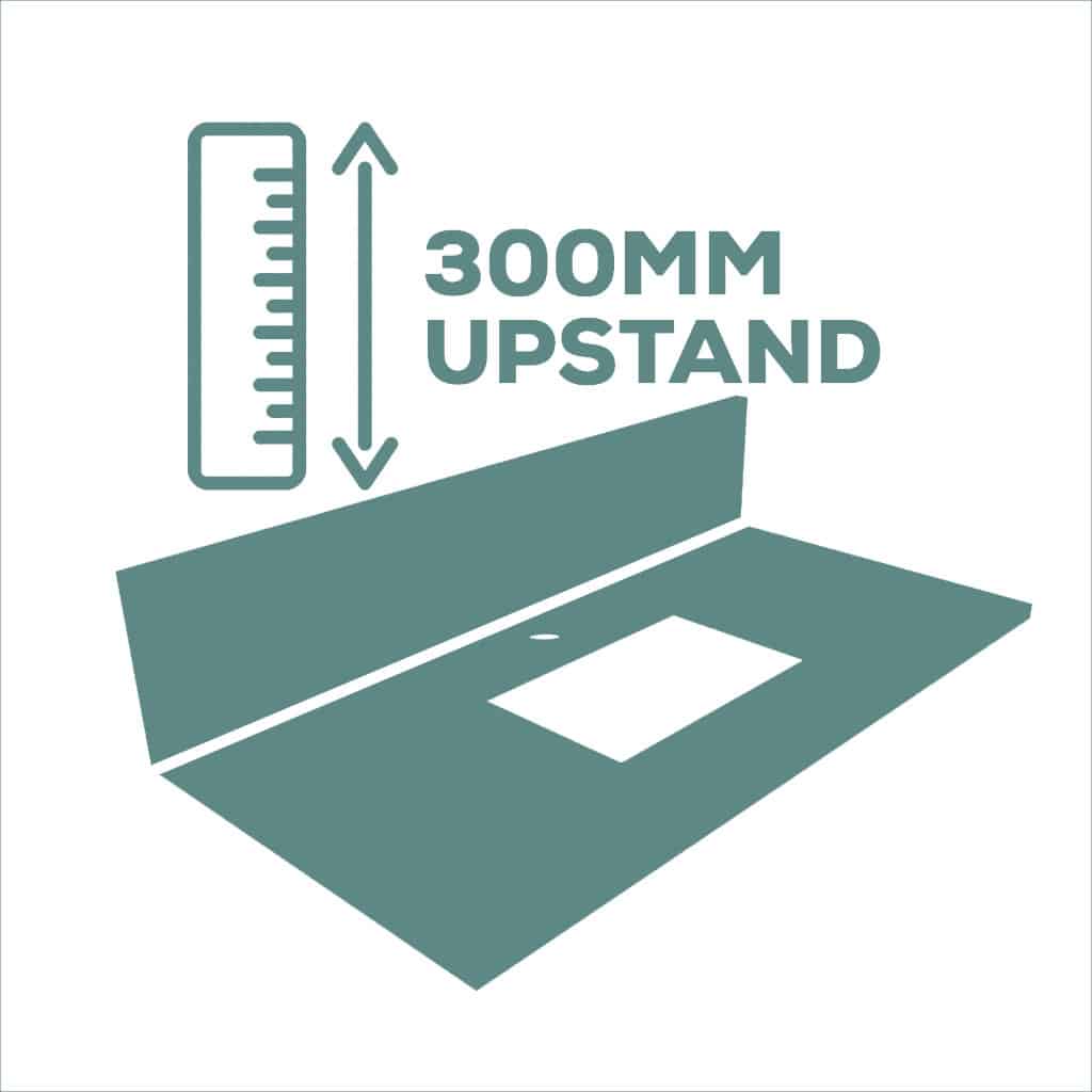 300MM-Upstand-Backsplash